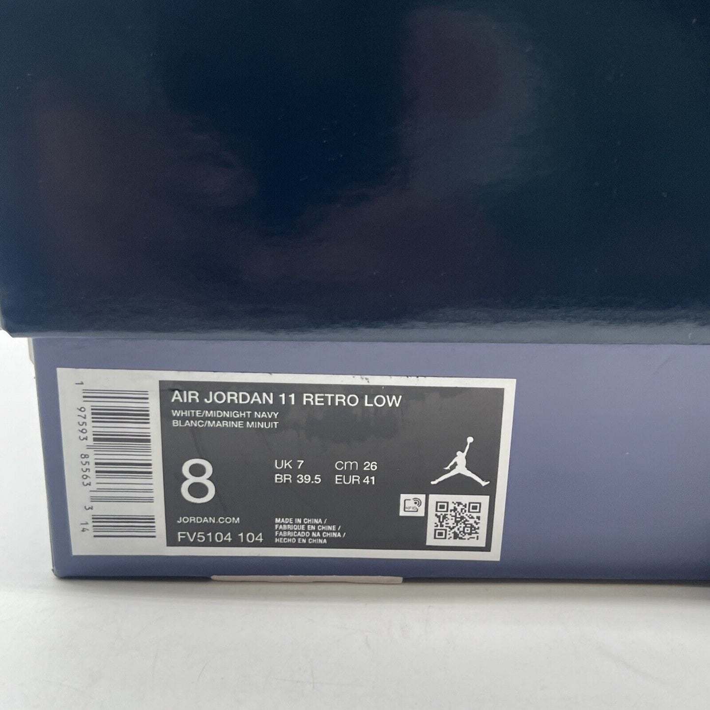 Size 8 - Air Jordan 11 Retro Low Diffused Blue (FV5104-104)
