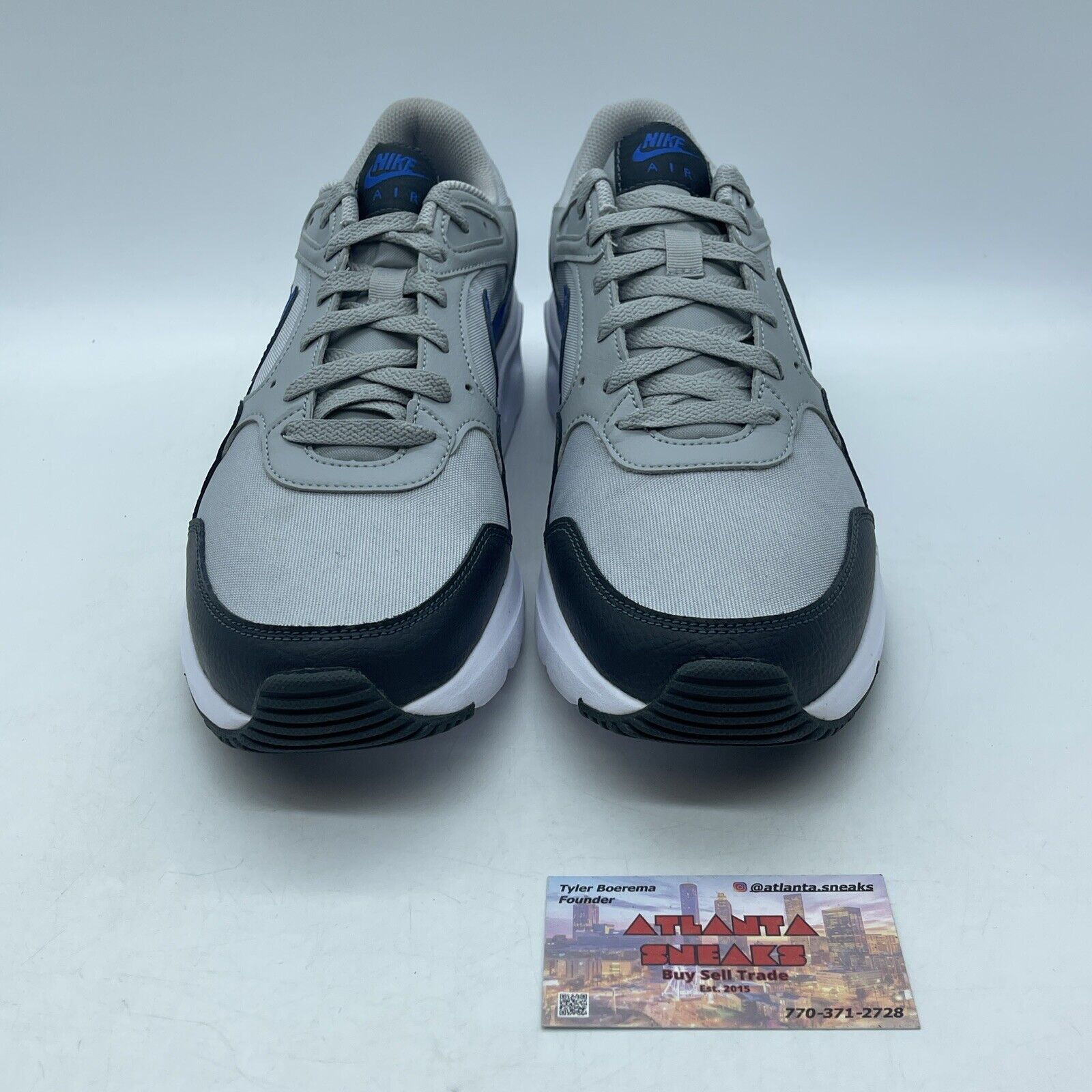 Size 12 - Air Max SC Light Smoke Grey Game Royal Blue White (CW4555-006)