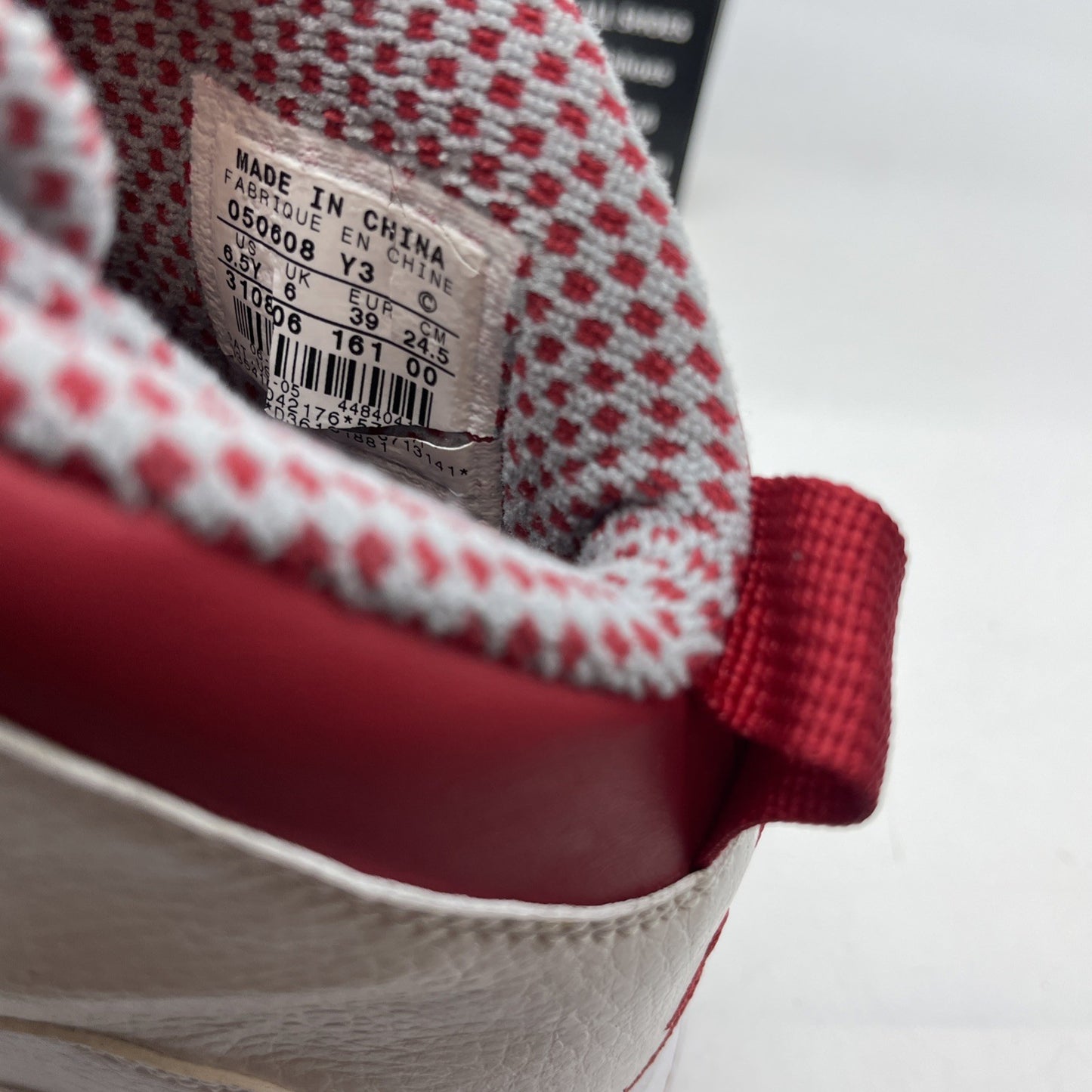 Size 6.5 (GS) - Air Jordan 10 Retro Mid White Red Grey (310806-161)