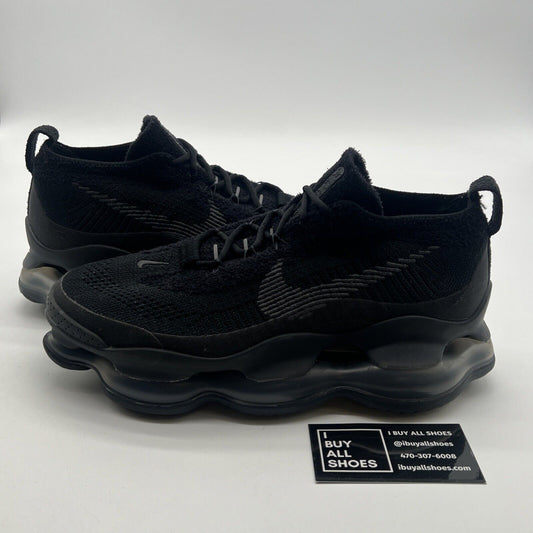 Size 8 - Nike Air Max Scorpion Flyknit Triple Black (DJ4701-003)