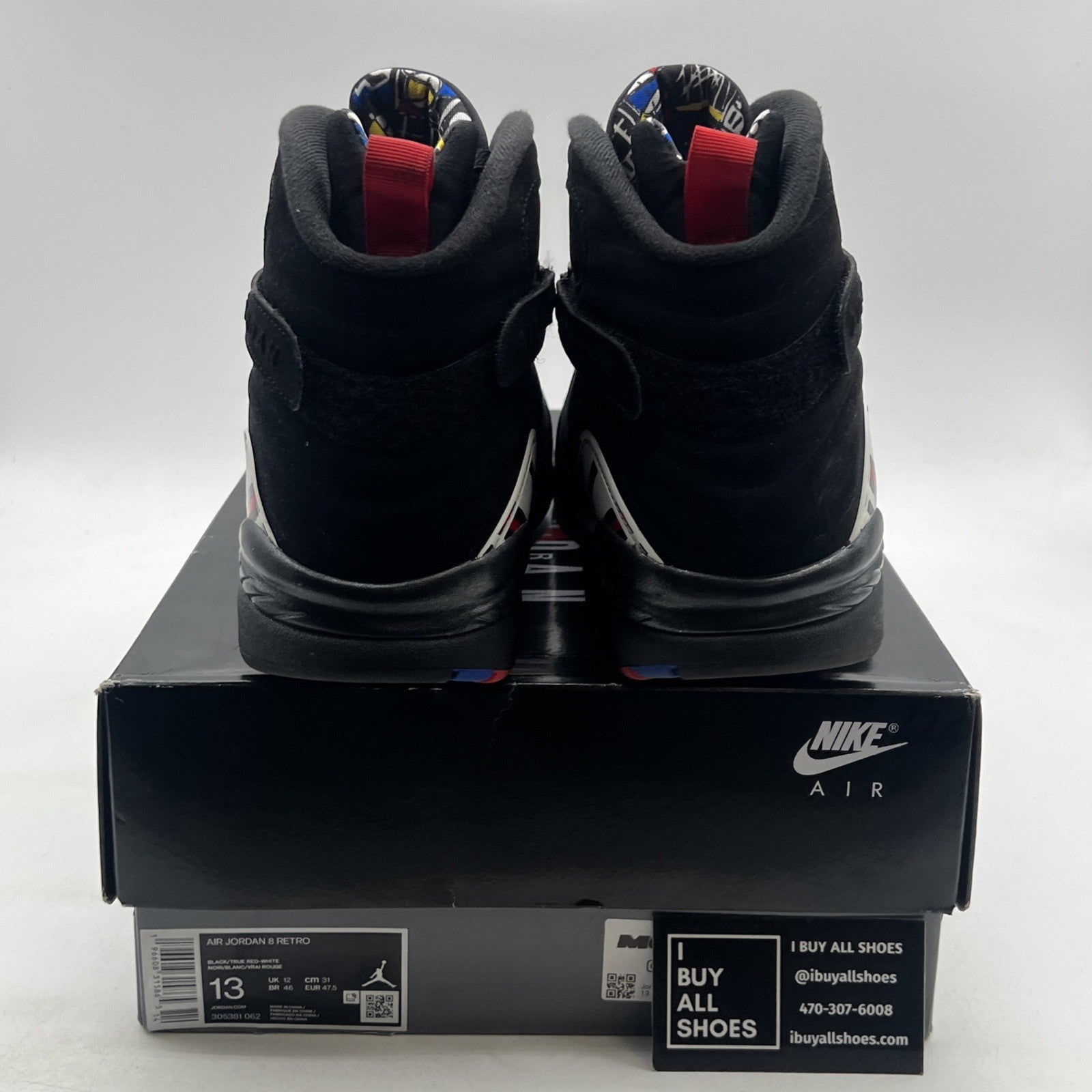 Size 13 - Air Jordan 8 Retro Mid Playoff (305381-062)