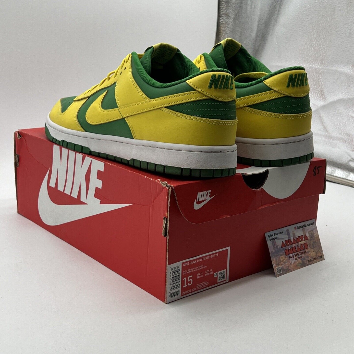 Size 15 - Nike Dunk Low Reverse Brazil (DV0833-300)