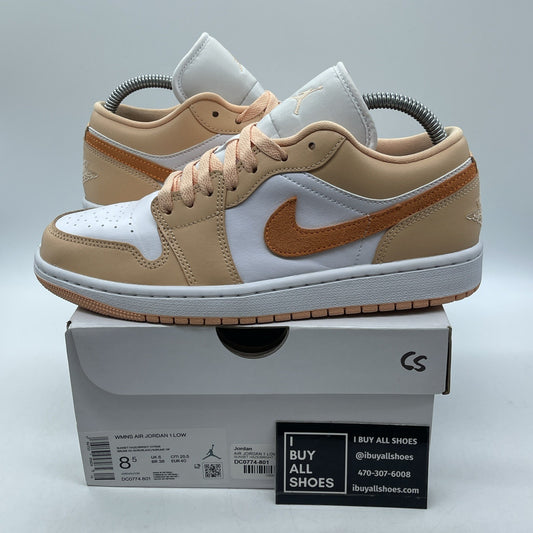 Size 8.5W - Nike Air Jordan 1 Low 'Sunset Haze' Orange White (DC0774-801)