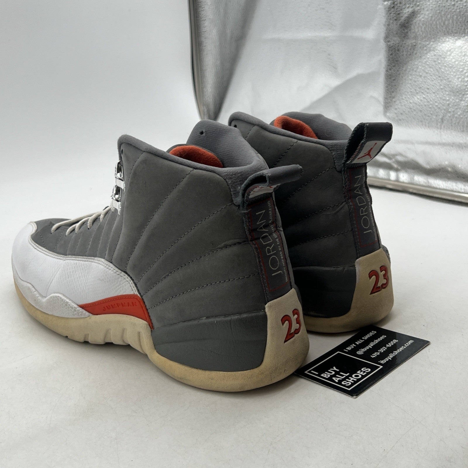 Size 12 - Air Jordan 12 Retro Cool Grey (130690-012)
