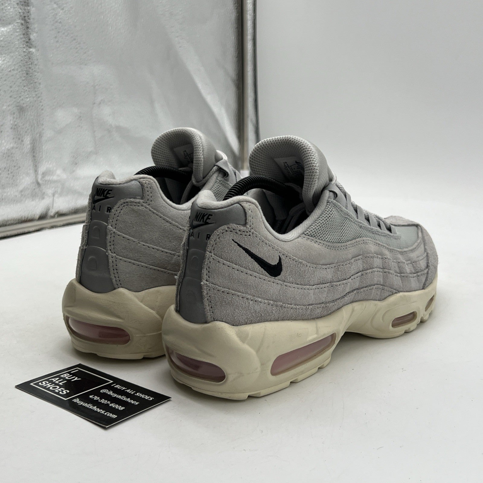 Size 9.5 - Nike Air Max 95 Grey Fog Pink Foam (DX2670-001)