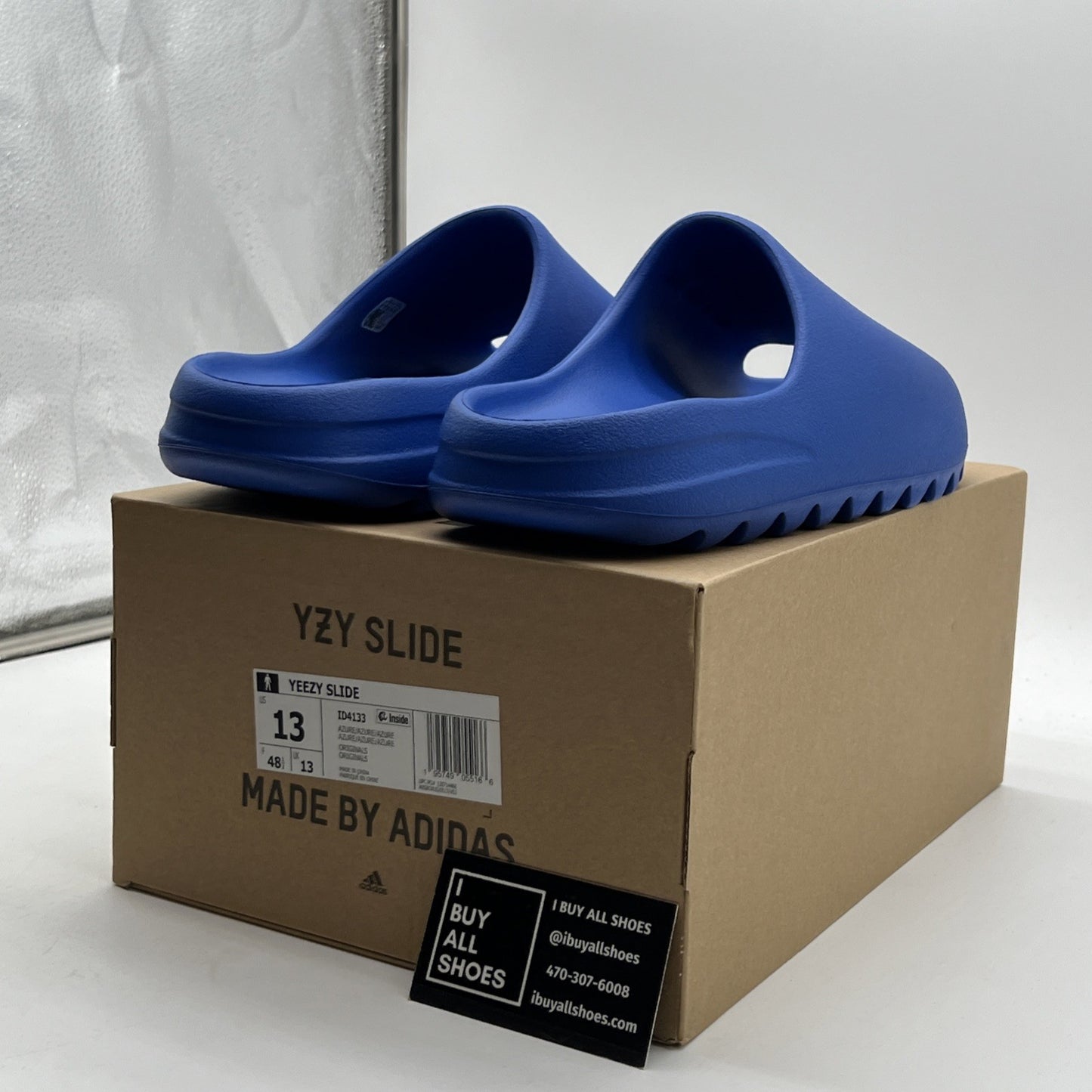Size 13 - Adidas Yeezy Slide “Azure” (ID4133)