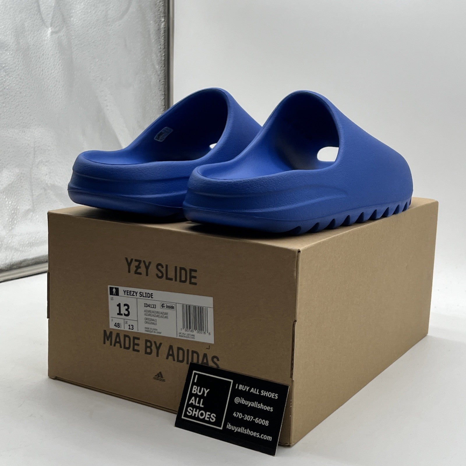 Size 13 - Adidas Yeezy Slide “Azure” (ID4133)