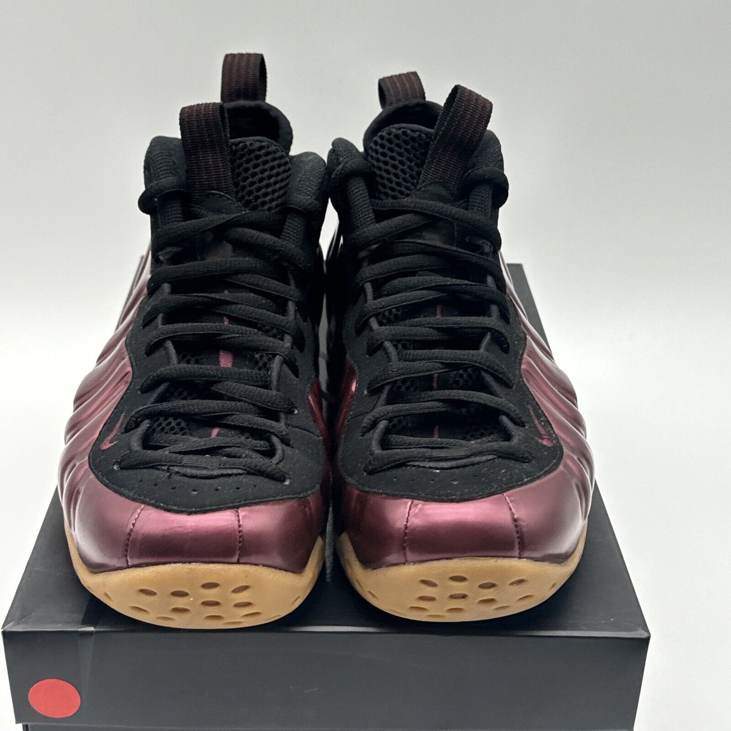 Size 9 - Nike Air Foamposite One Night Maroon 2016 Gum Soles Carbon Burgundy OG