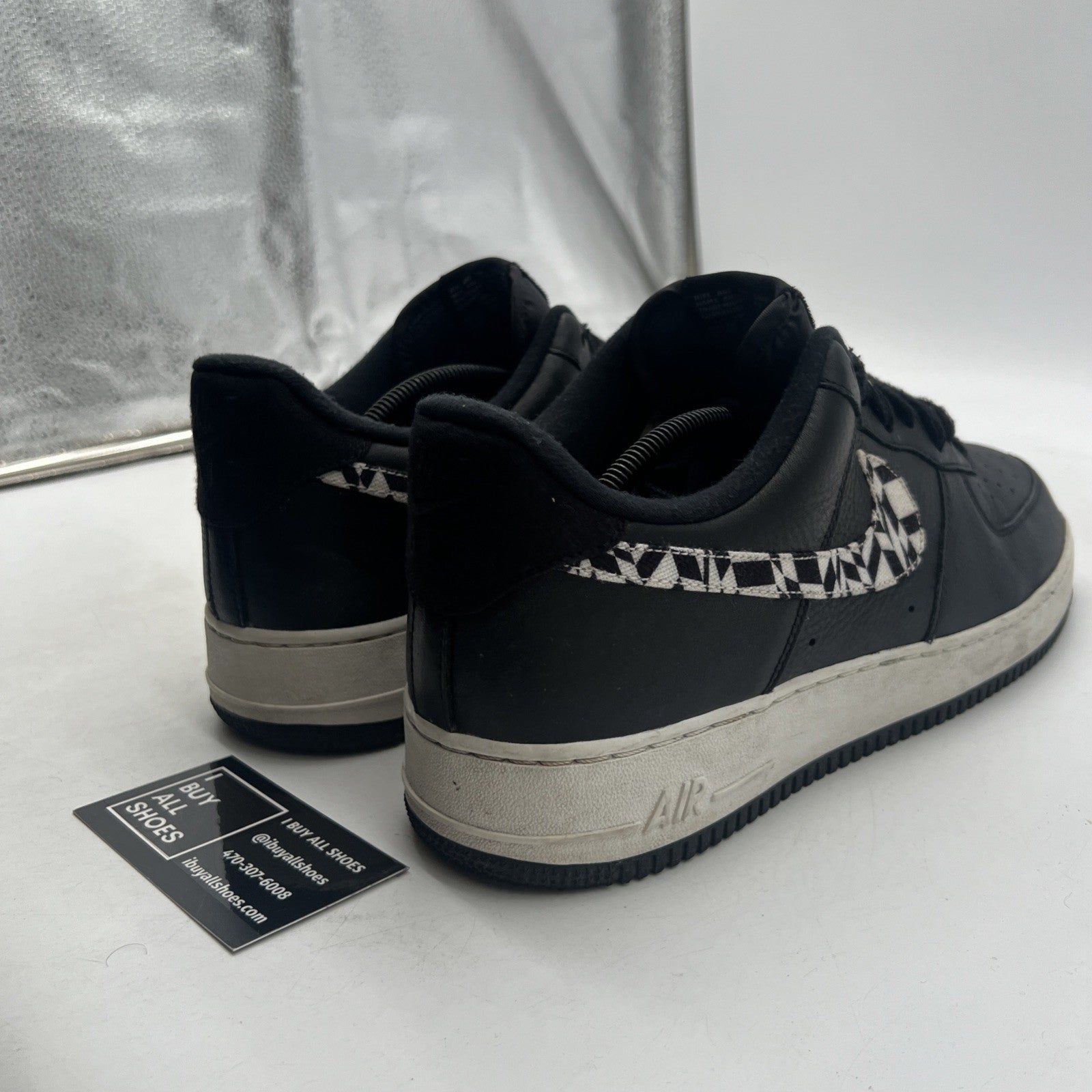 Size 12 - Nike Air Force 1 Low Tiger Camo Black (AQ4131-001)