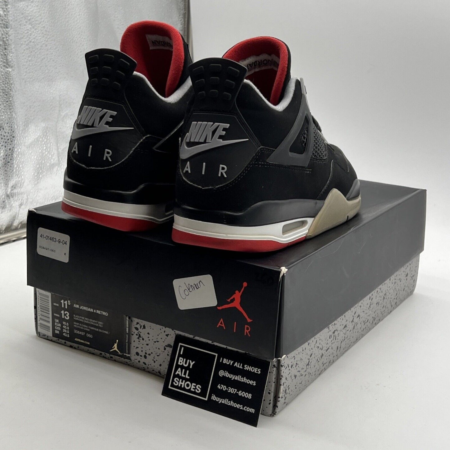 Size 11.5 - Air Jordan 4 Retro OG Mid Bred 2019 (308497-070)