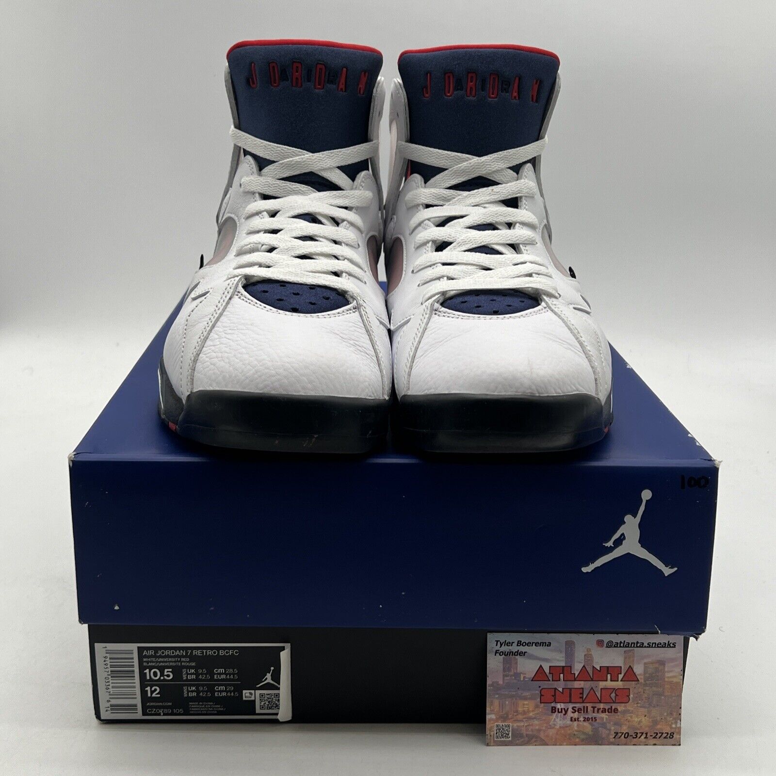 Size 10.5 - Paris Saint-Germain x Air Jordan 7 Retro Paname (CZ0789-105)