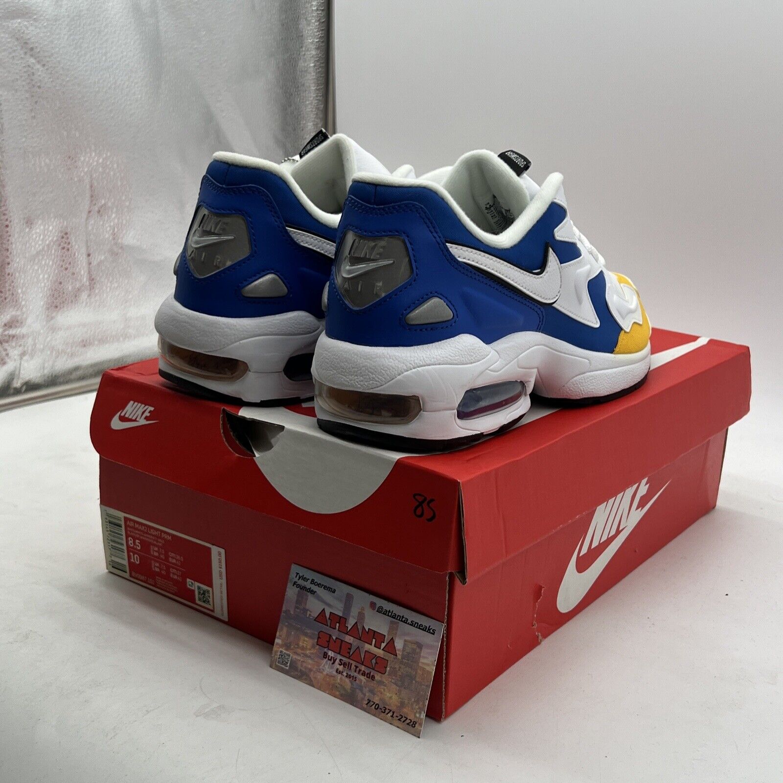 Size 8.5 - Nike Air Max 2 Light Royal Orange (BV0987-102)