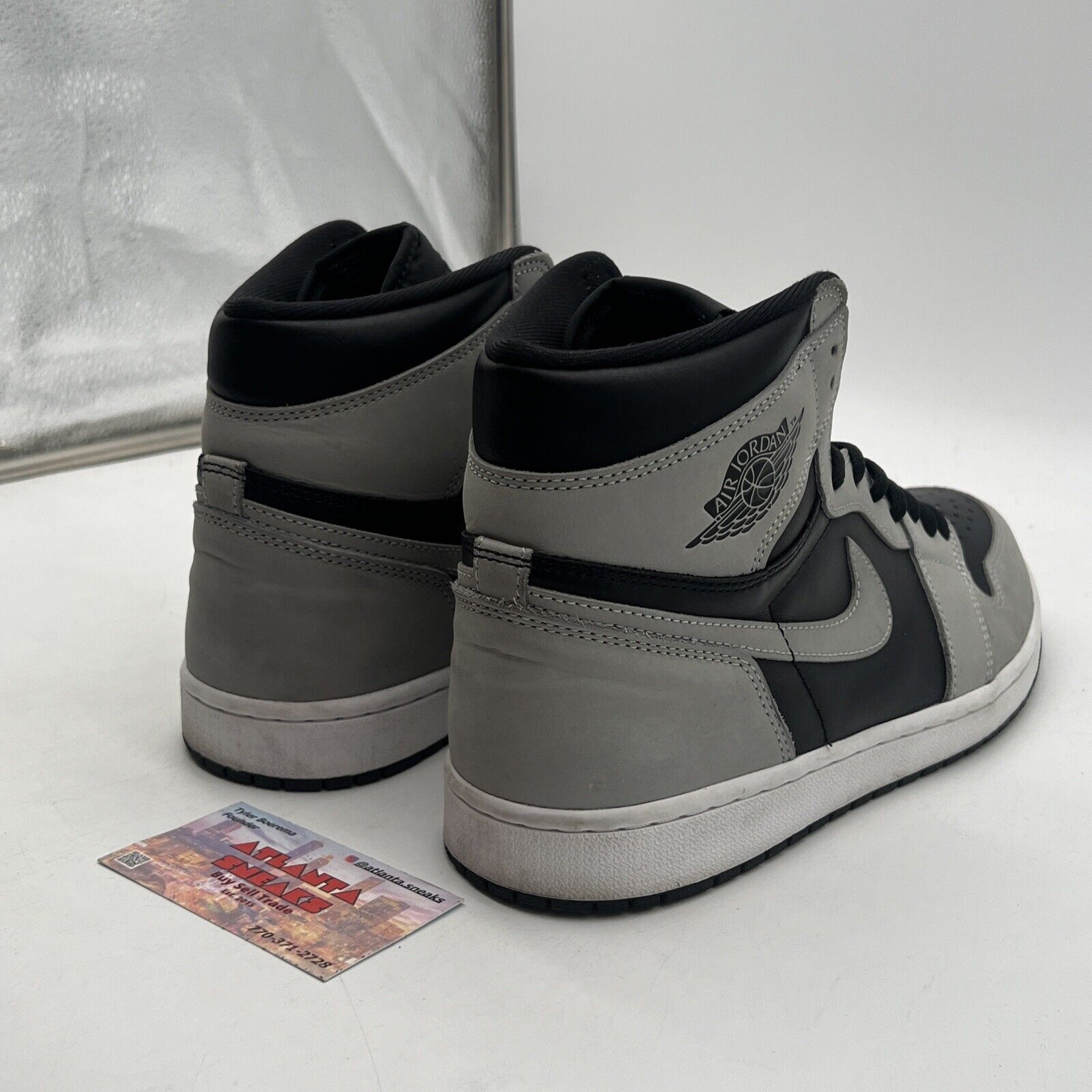 Size 11 - Jordan 1 Retro OG High Shadow 2.0 Black Grey Leather (555088-035)