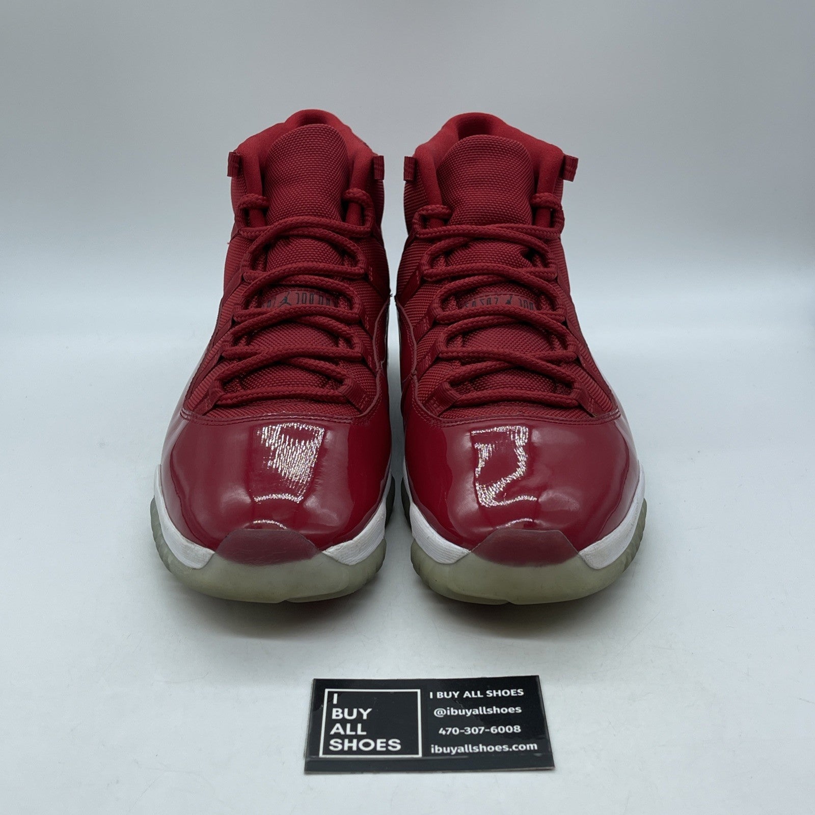 Size 12 - Jordan 11 Retro High Win Like '96 Red Suede Leather (378037-623)
