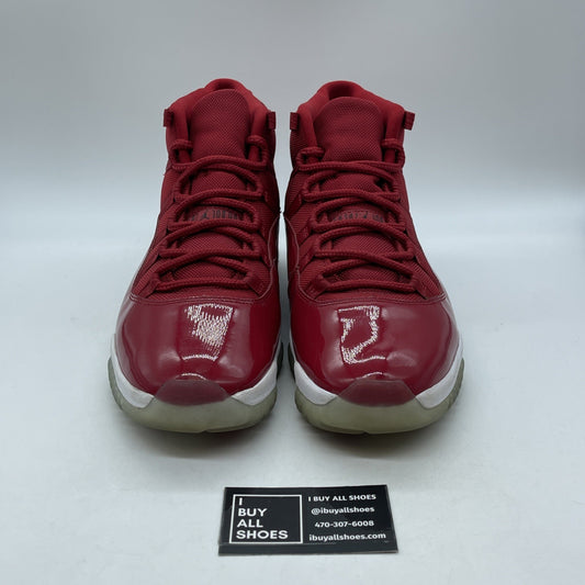 Size 12 - Jordan 11 Retro High Win Like '96 Red Suede Leather (378037-623)