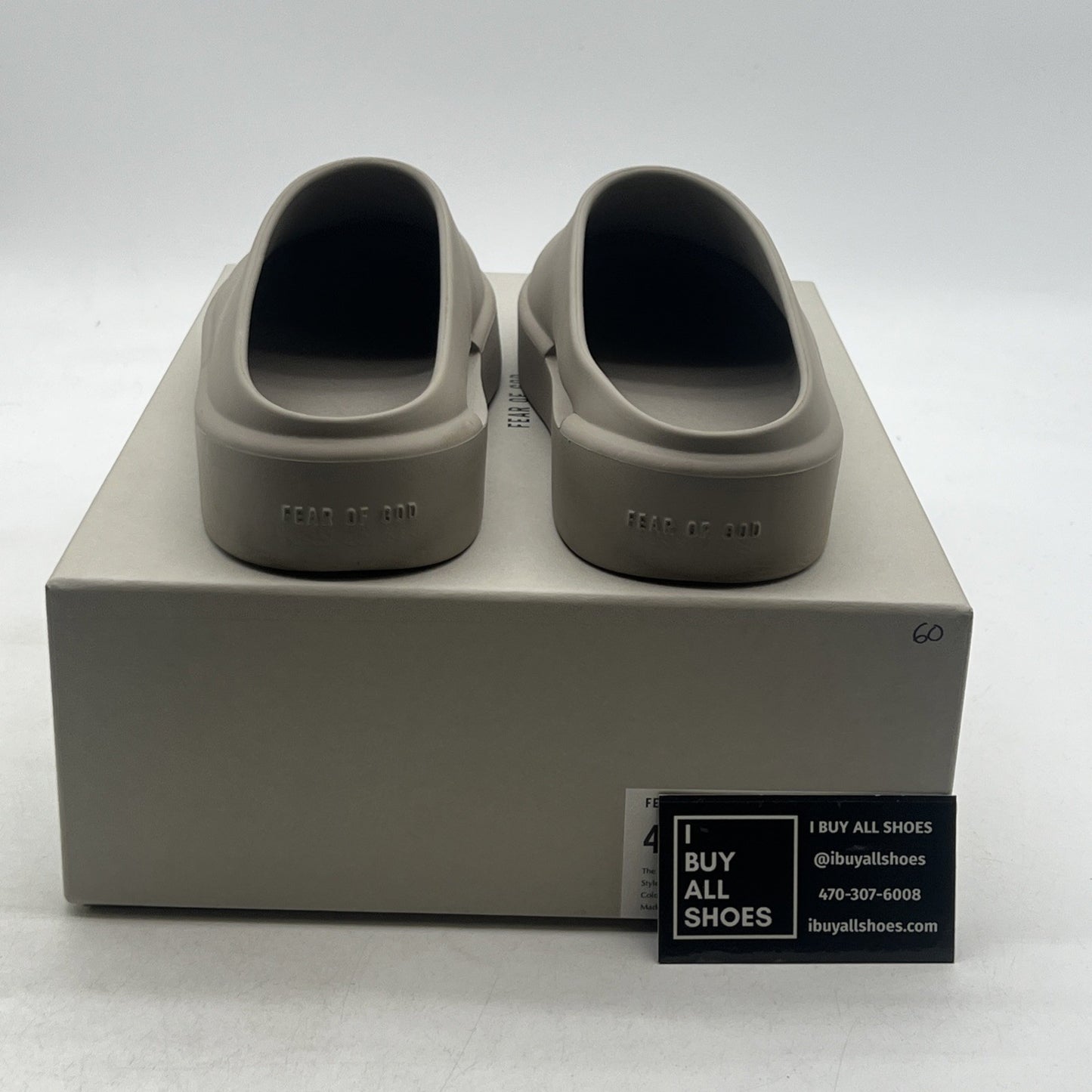 Size 41 - Fear of God The California Mule Slides Womens (FG80-100EVA)