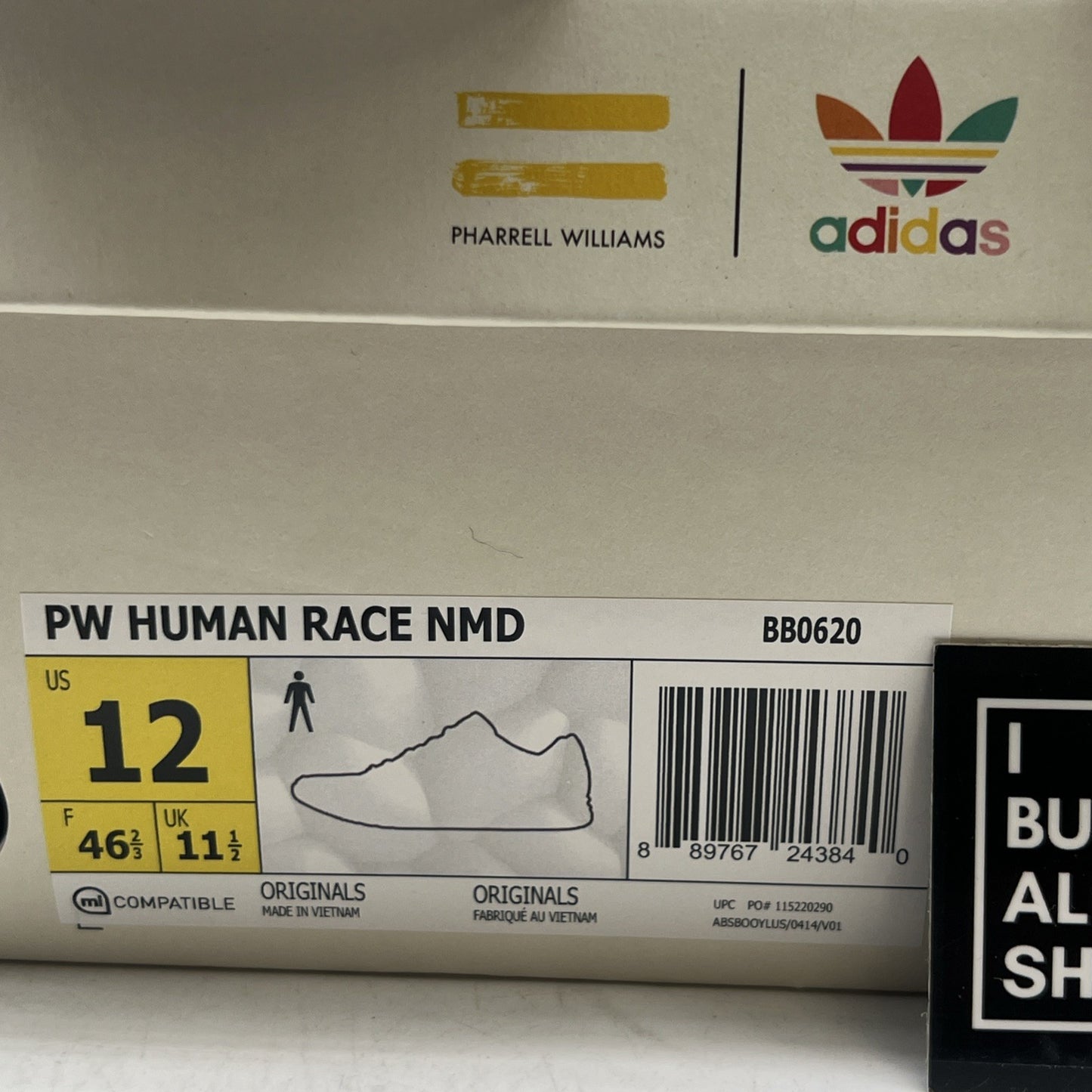 Size 12 - adidas Pharrell x NMD Human Race Green (BB0620)