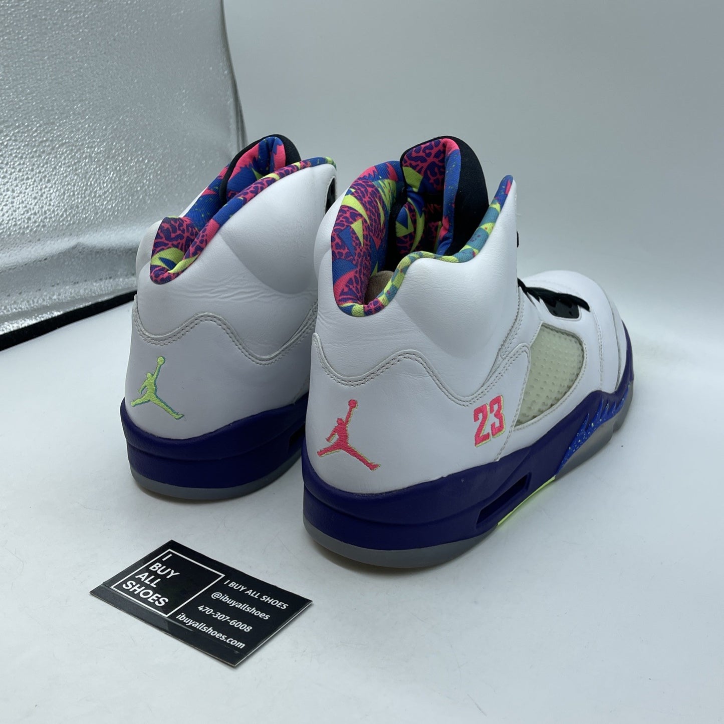 Size 13 - Jordan 5 Retro Alternate Bel-Air White Purple Leather (DB3335-100)