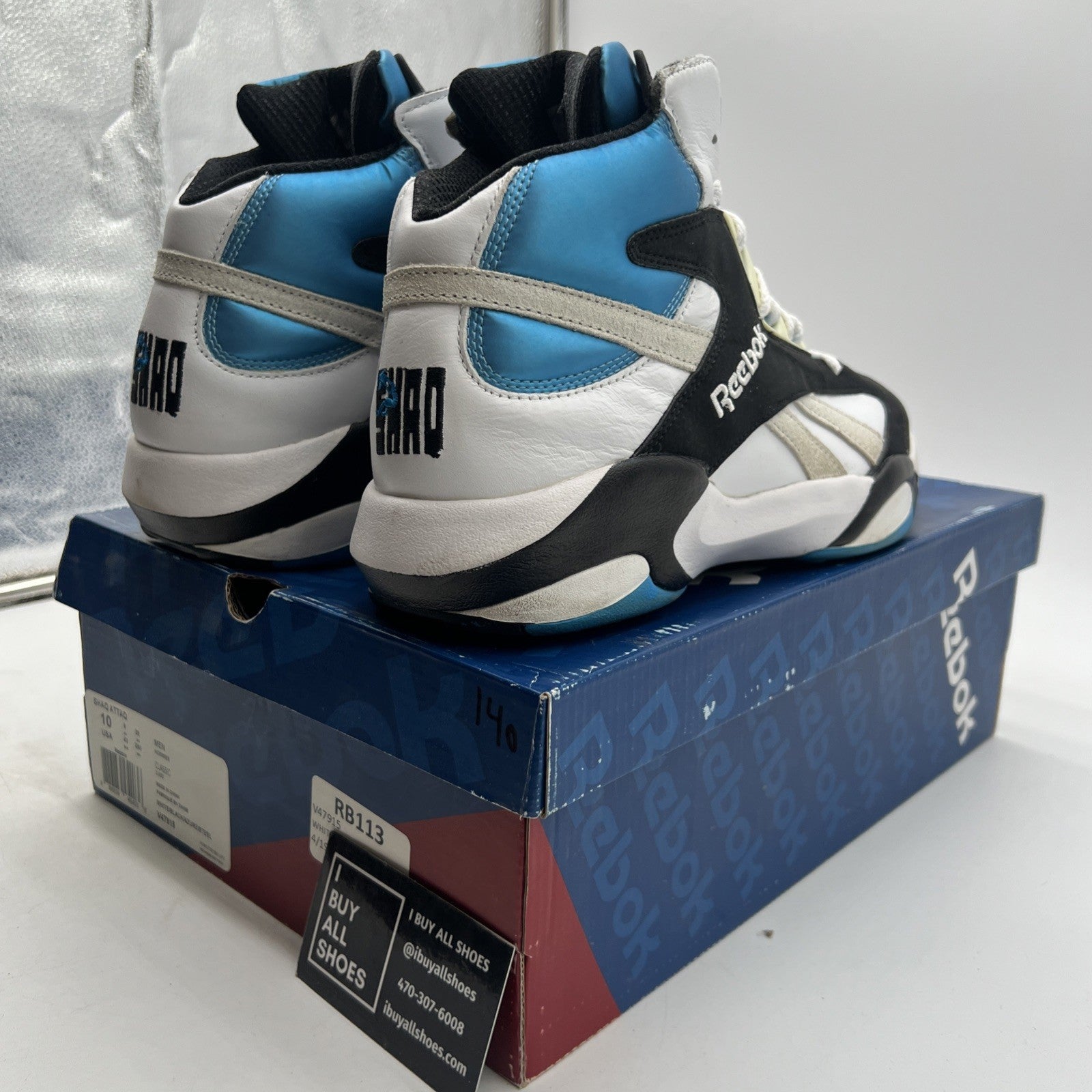 Size 10 - Reebok Shaq Attaq 2013 Orlando Magic (V47915)