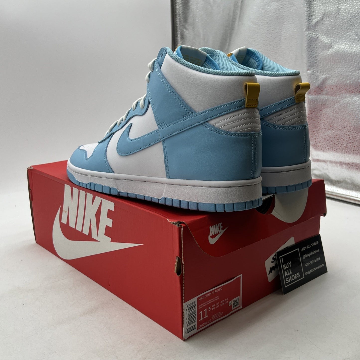 Size 11.5 - Nike Dunk High Blue Chill (DD1399-401)