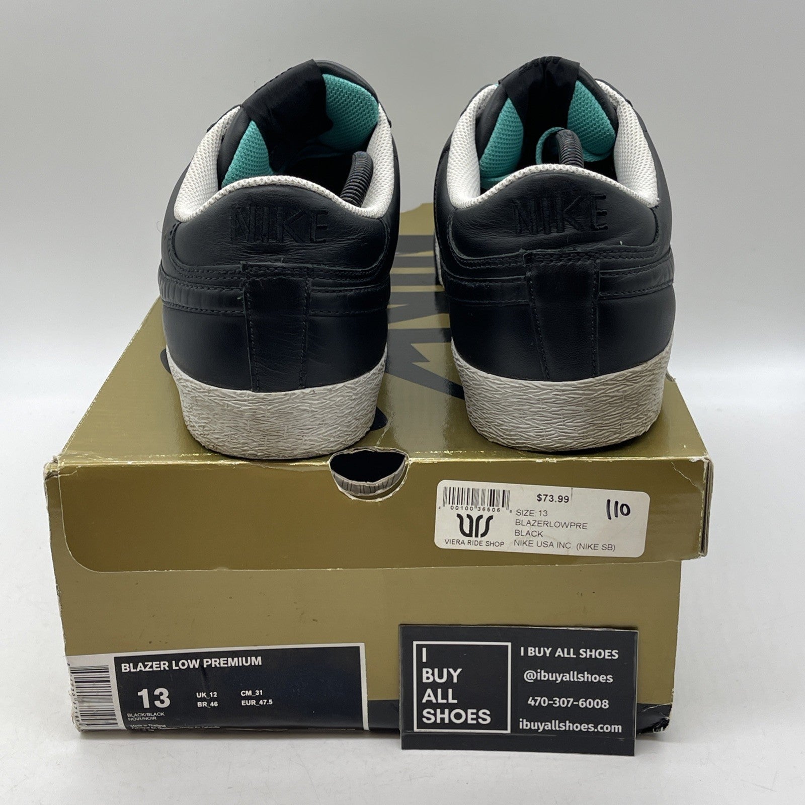 Size 13 - Nike Blazer Premium Low Tiffany (317070-001)