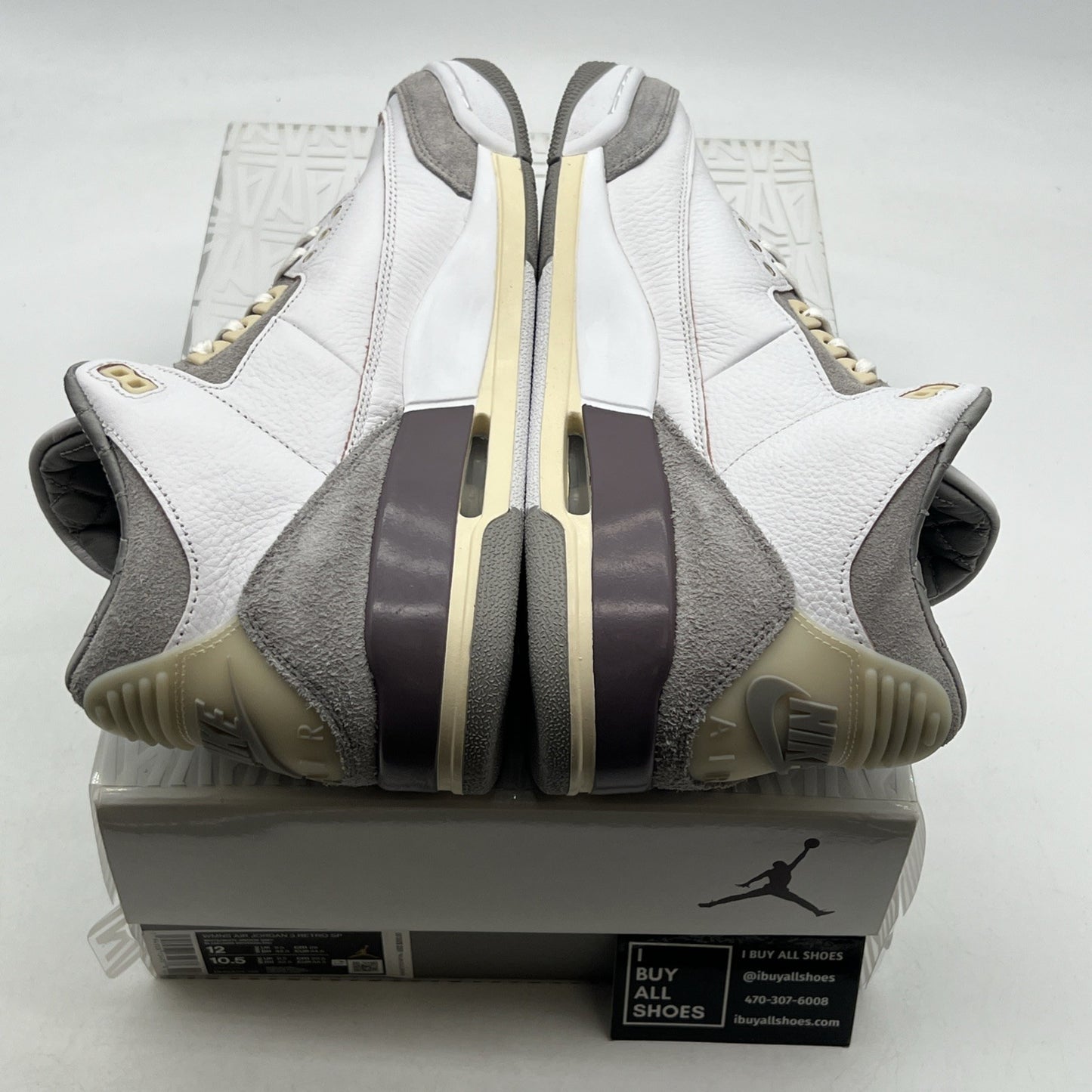 Size 12 - Air Jordan 3 Retro SP x A Ma Maniere Low Raised By Women W