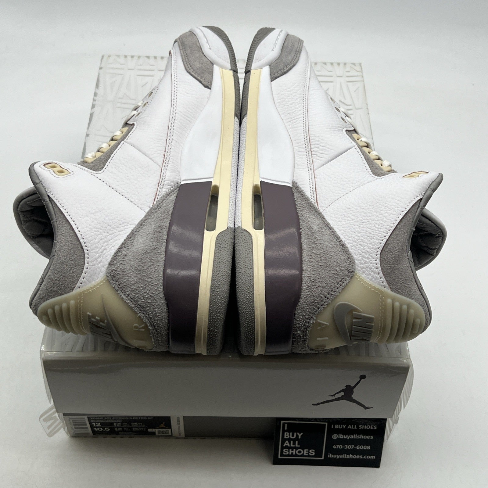 Size 12 - Air Jordan 3 Retro SP x A Ma Maniere Low Raised By Women W
