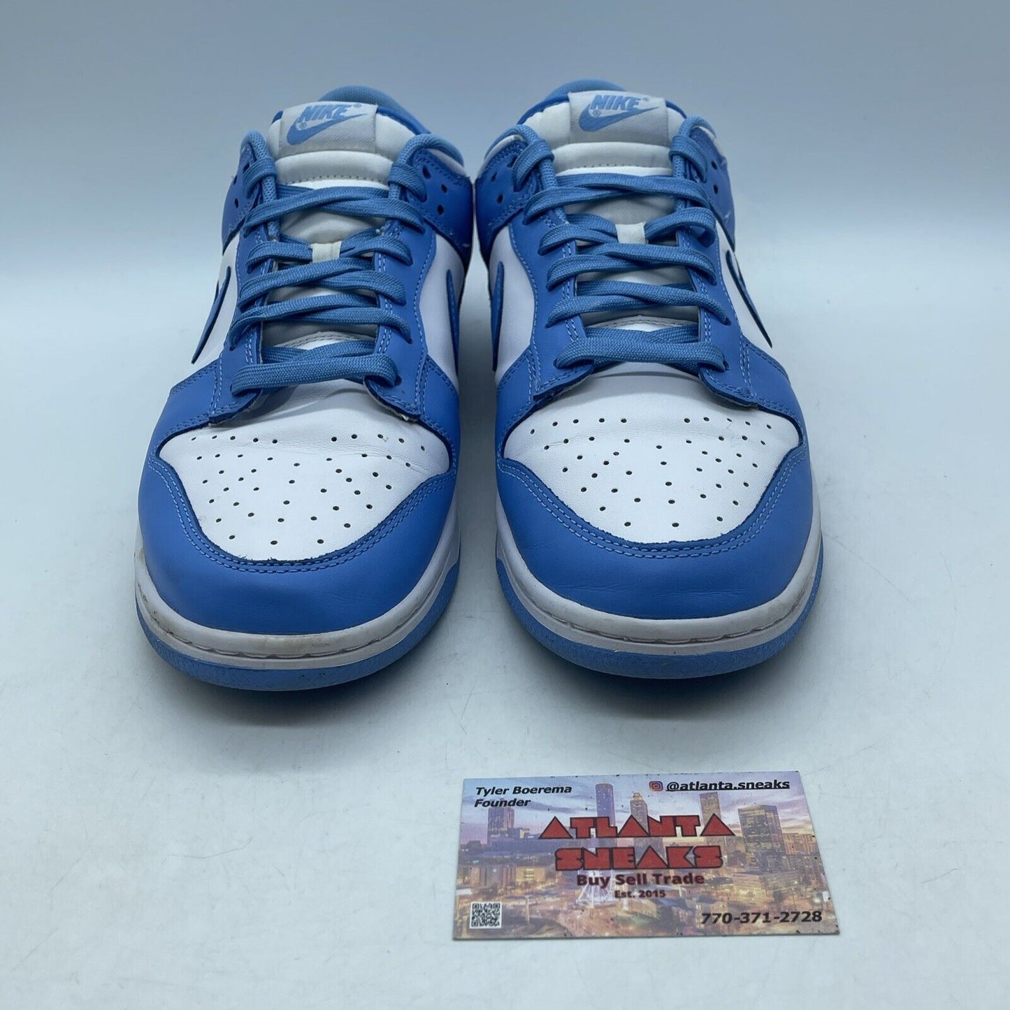 Size 10.5 - Nike Dunk Low University Blue White Leather (DD1391-102)