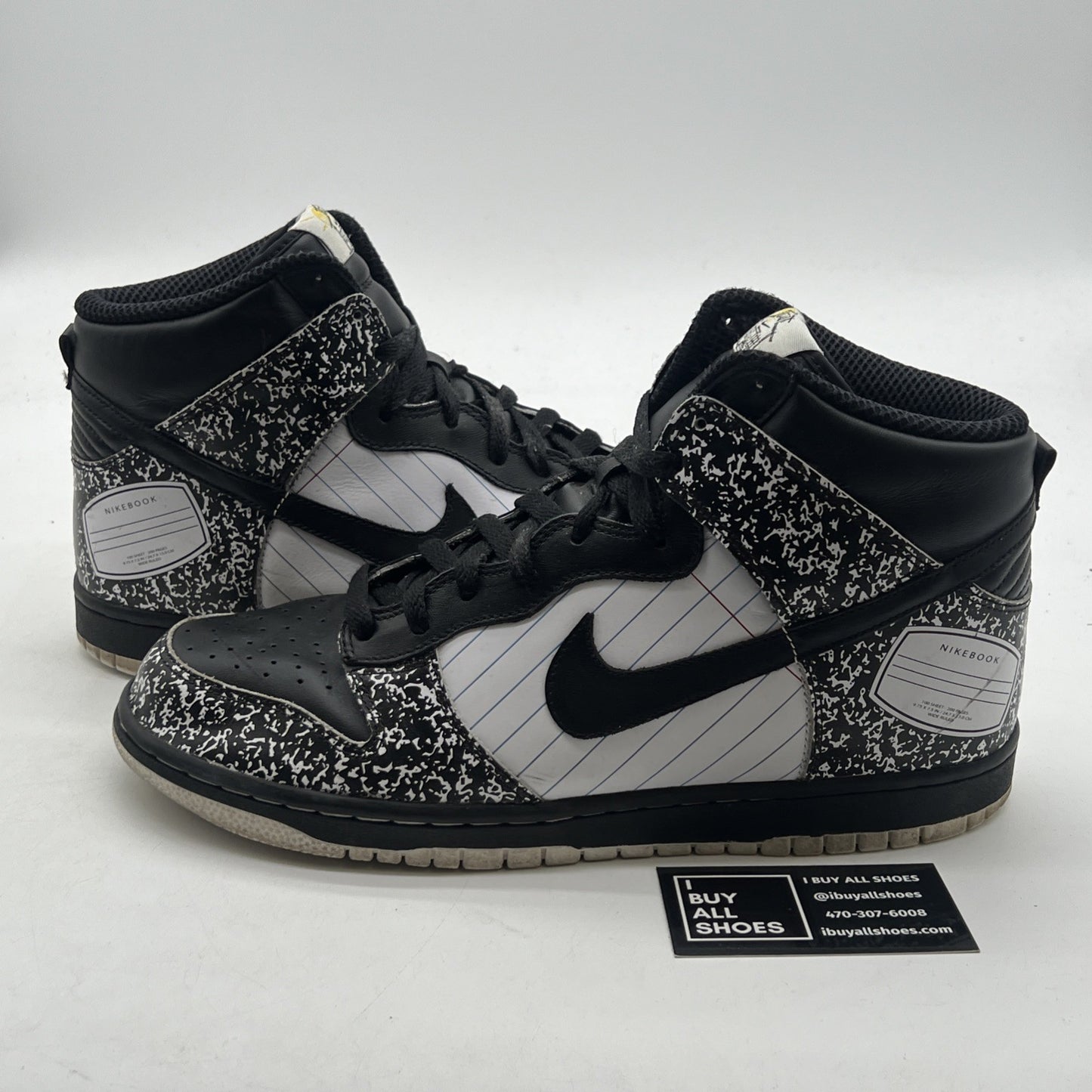 Size 11.5 - Nike Dunk Premium High Nikebook (316923-101)