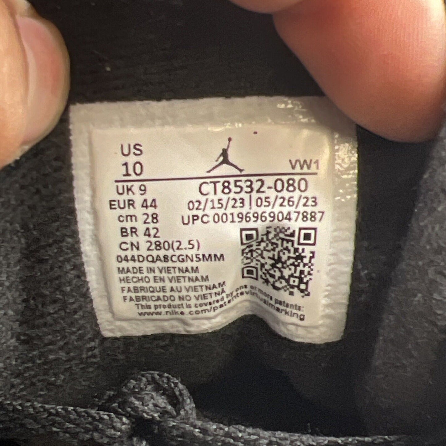 Size 10 - Jordan 3 Retro 2023 Mid Fear (CT8532-080)