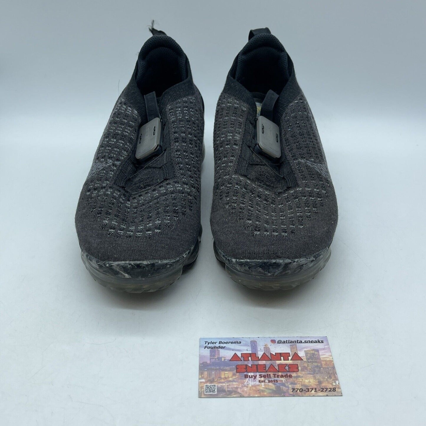 Size 10 - Nike Air VaporMax 2020 Flyknit Dark Grey Black Suede (CJ6740-002)