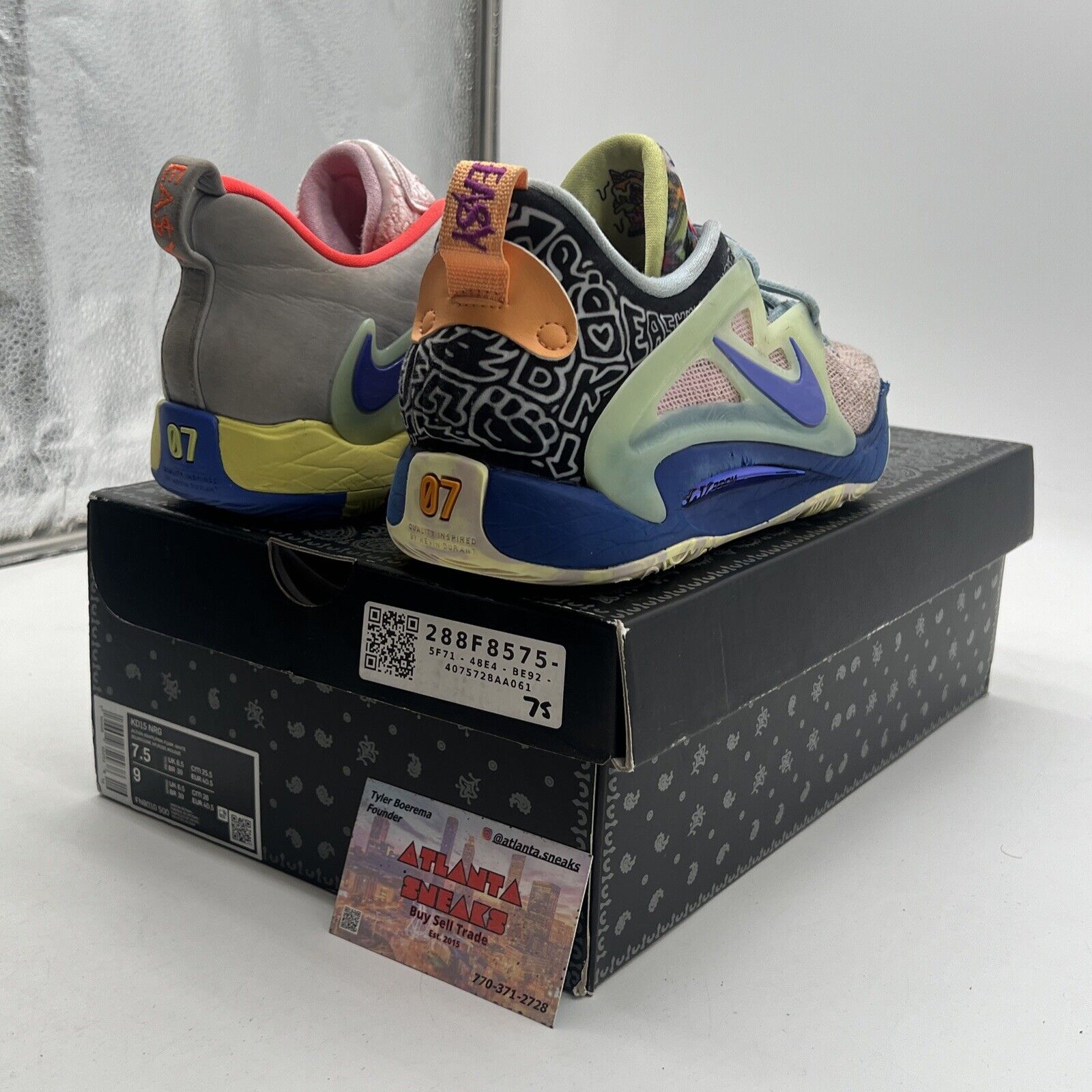 Size 7.5 - Nike KD15 What The - (FN8010-500)