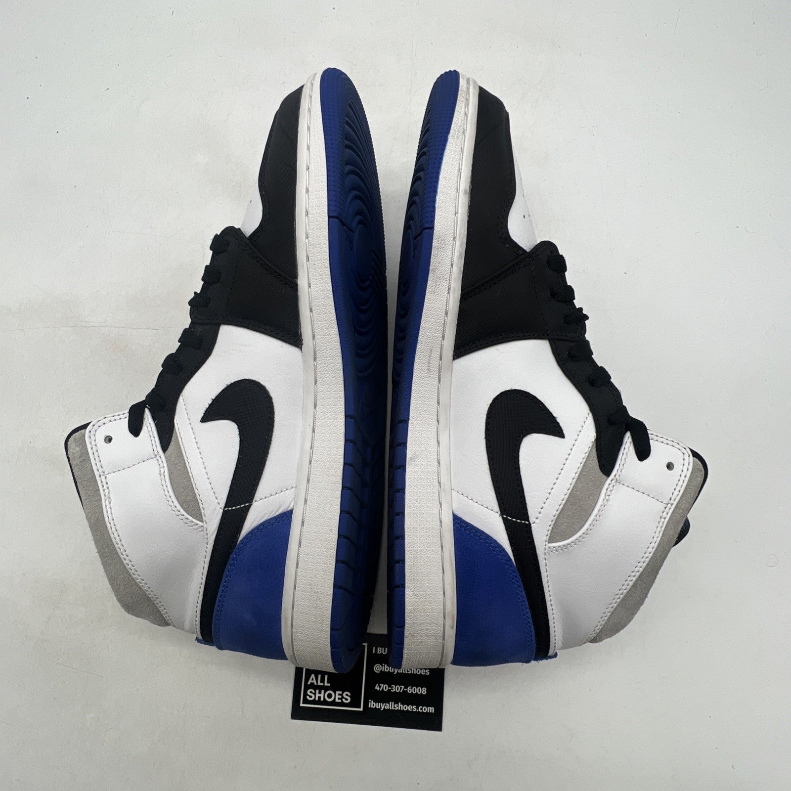 Size 11 - Air Jordan 1 SE Mid Royal Black Toe (852542-102)