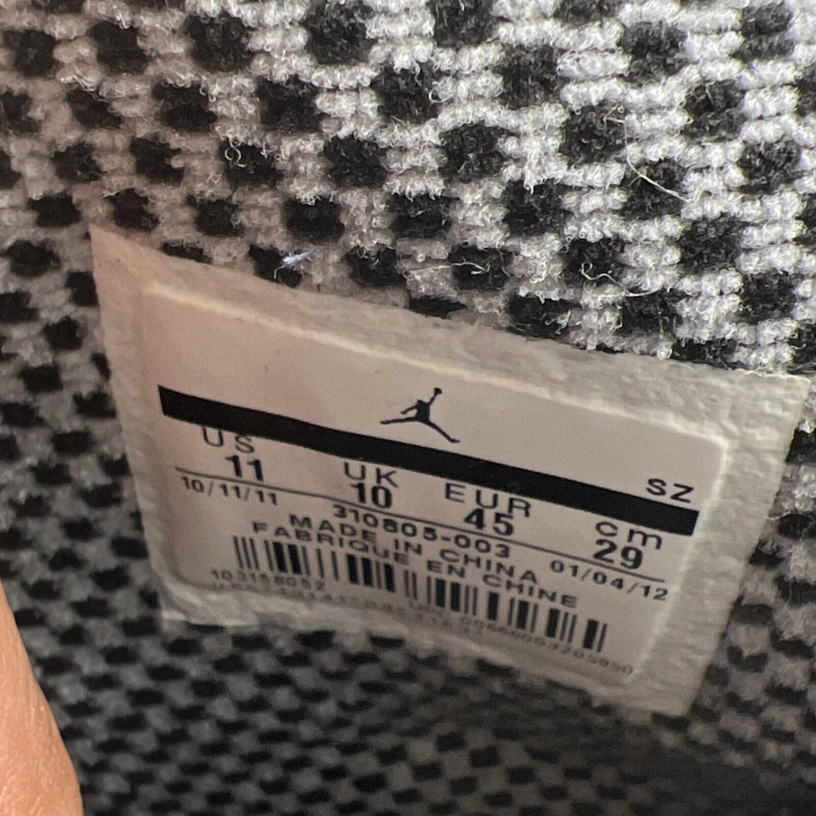 Size 11 - Air Jordan 10 Retro Stealth (310805-003)