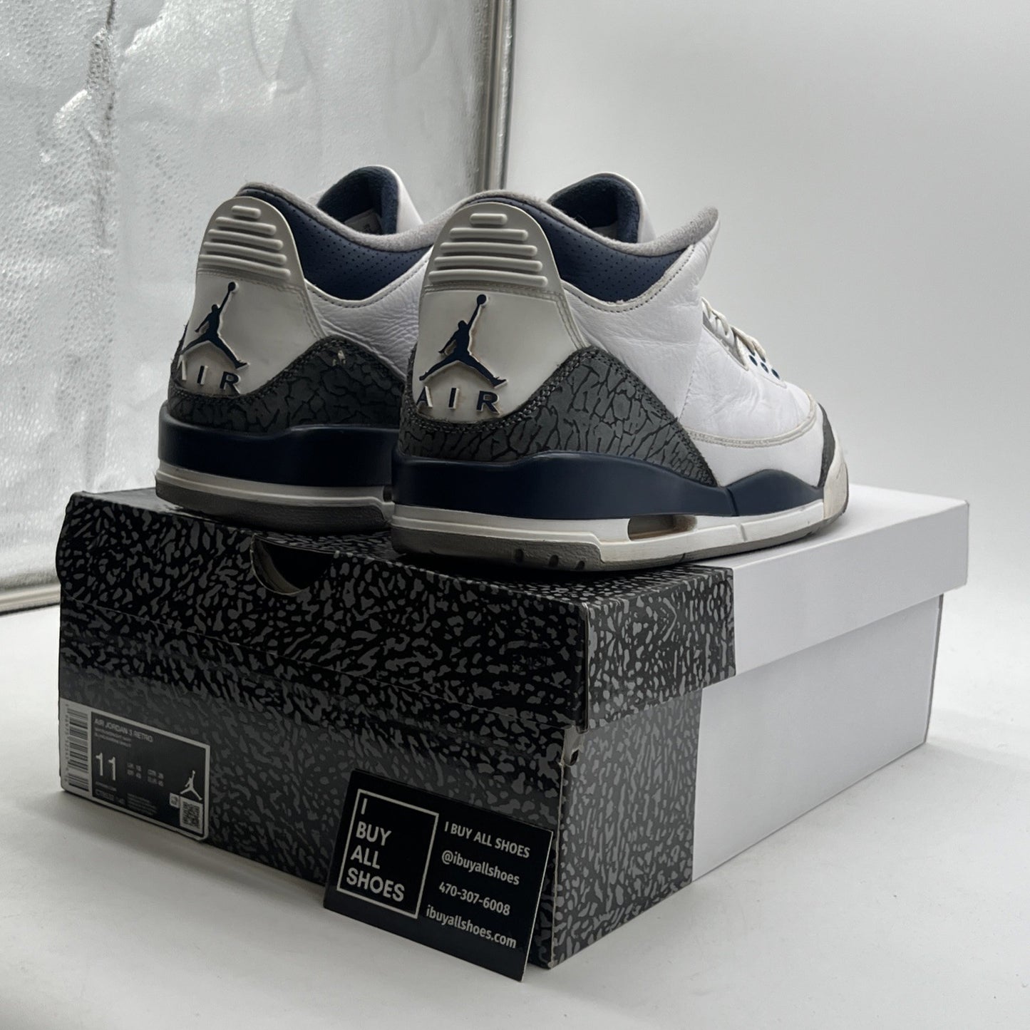 Size 11 - Air Jordan 3 Retro Midnight Navy (CT8532-140)