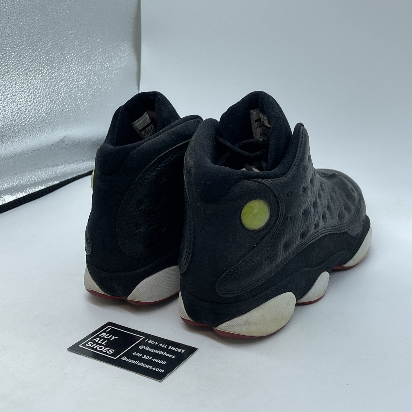 Size 10.5 - Air Jordan 13 Retro 2011 Playoff Black Suede Leather (414571-001)