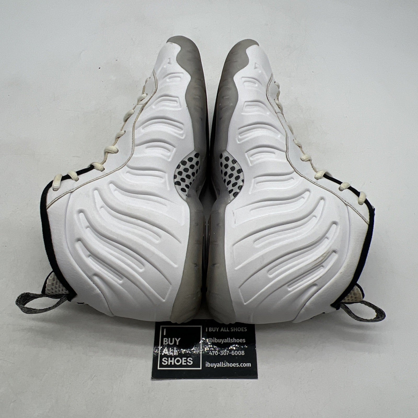 Size 7Y - Nike Posite One White Ice Foamposite 2017 (644791-102)