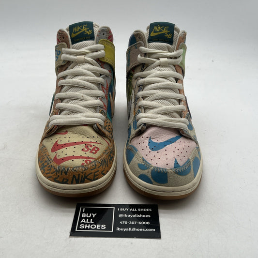 Size 9 - Nike Thomas Campbell x SB Dunk High What The (918321-381)