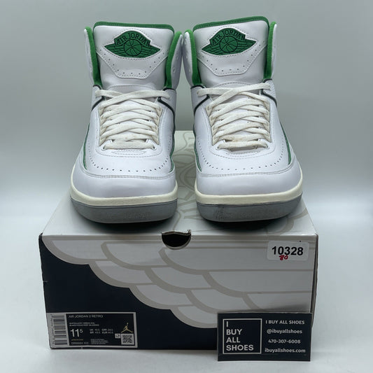 Size 11.5 - Jordan 2 Retro Lucky Green White Leather (DR8884-103)