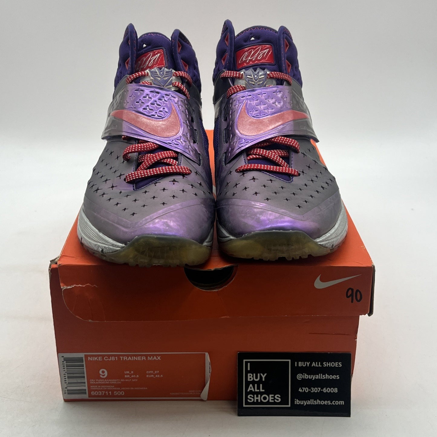 Size 9 - Nike CJ81 Trainer Max Megatron (604711-500)