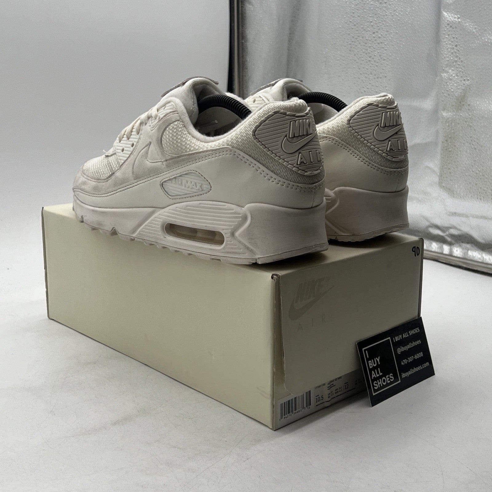 Size 10.5 - Nike Air Max 90 NRG Sail (CT2007-100)