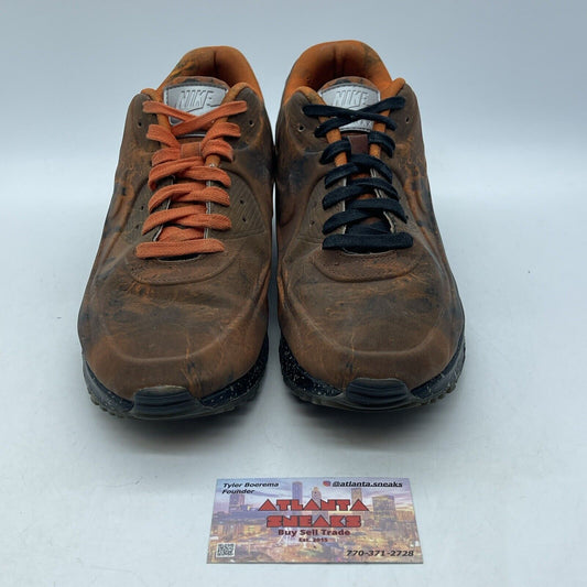 Size 10 - Nike Air Max 90 QS Mars Landing Brown Orange Silver Black (CD0920-600)