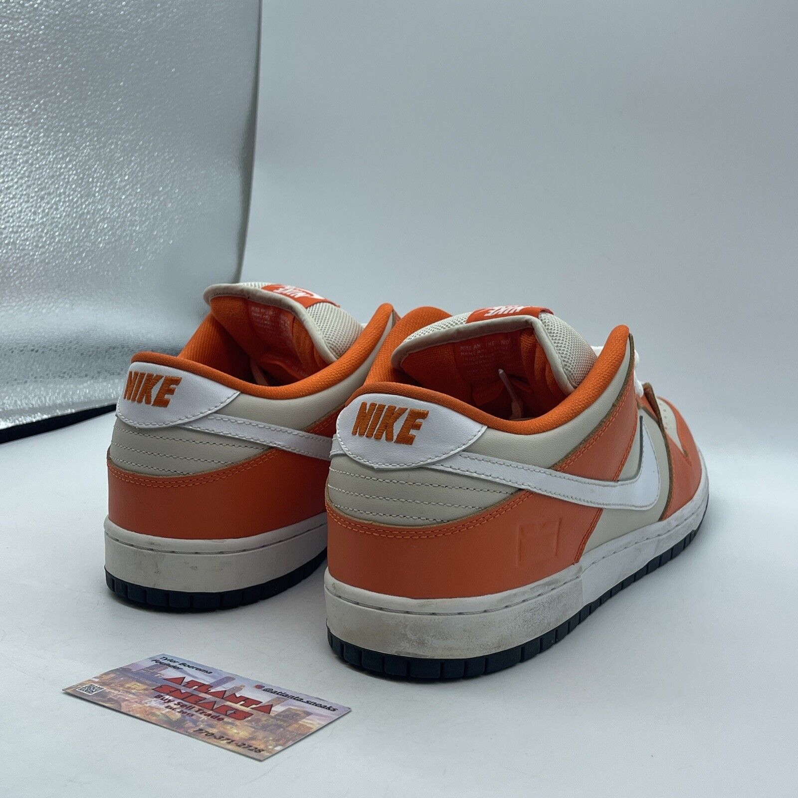 Size 13 - Nike Dunk SB Low Orange Box White Black (313170-811)