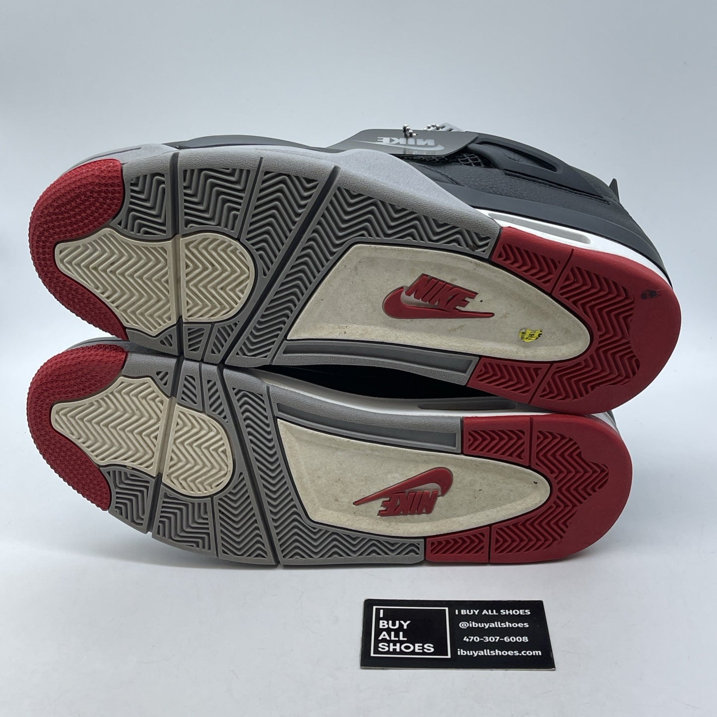 Size 11.5 - Jordan 4 Retro OG Mid Bred 2019 Black Leather (FV5029-006)