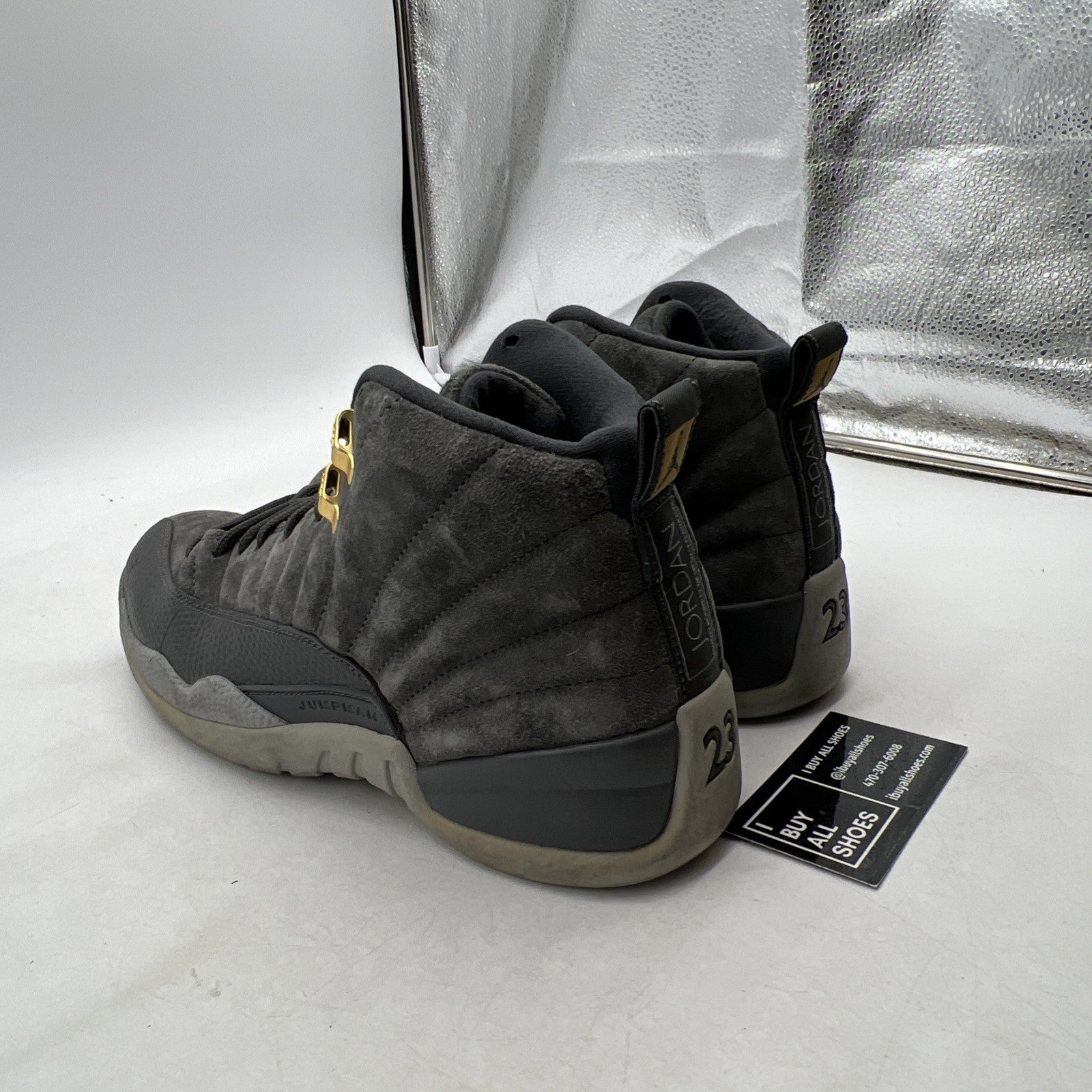 Size 10 - Air Jordan 12 Retro Dark Grey (130690-005)