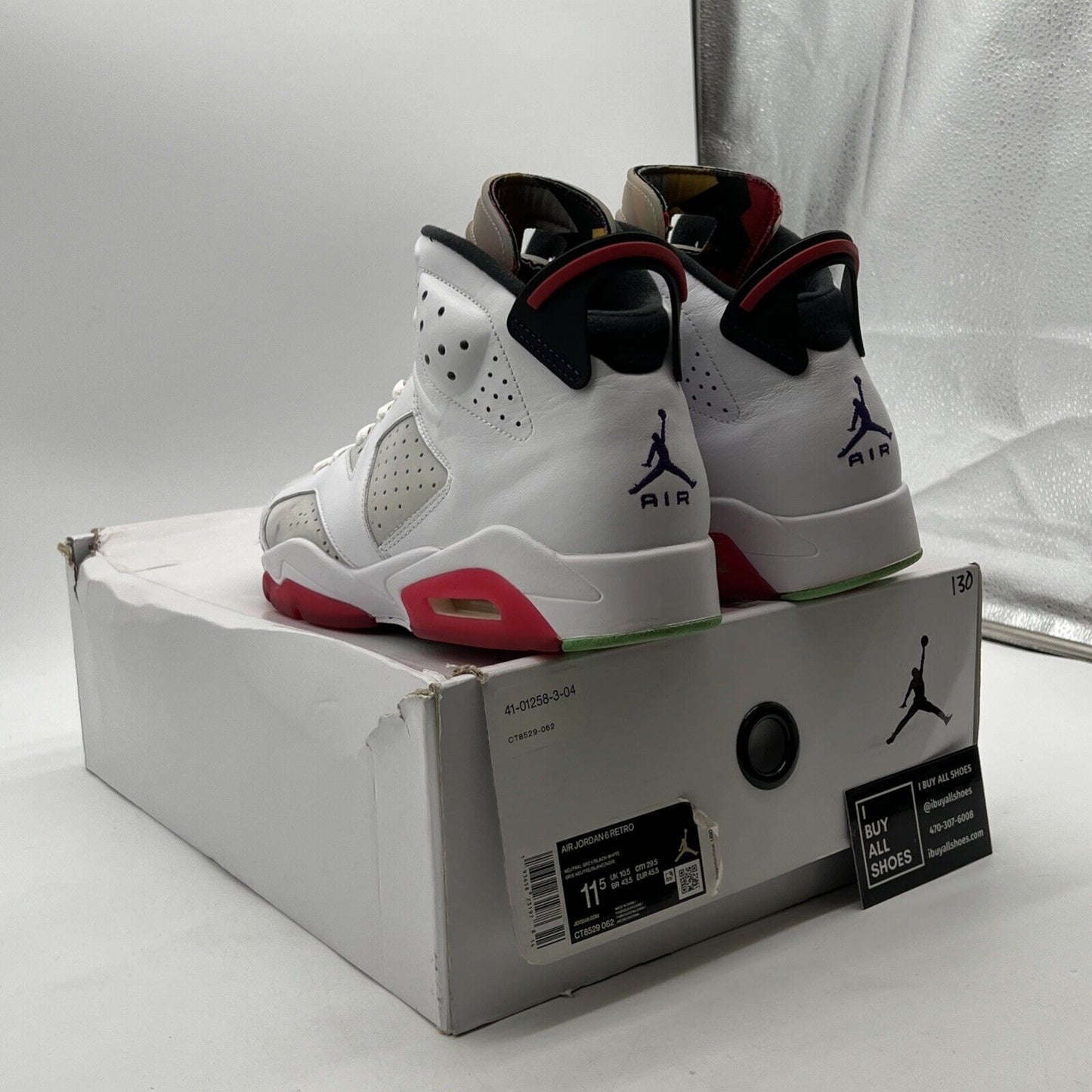 Size 11.5 - Air Jordan 6 Retro Hare (CT8529-062)