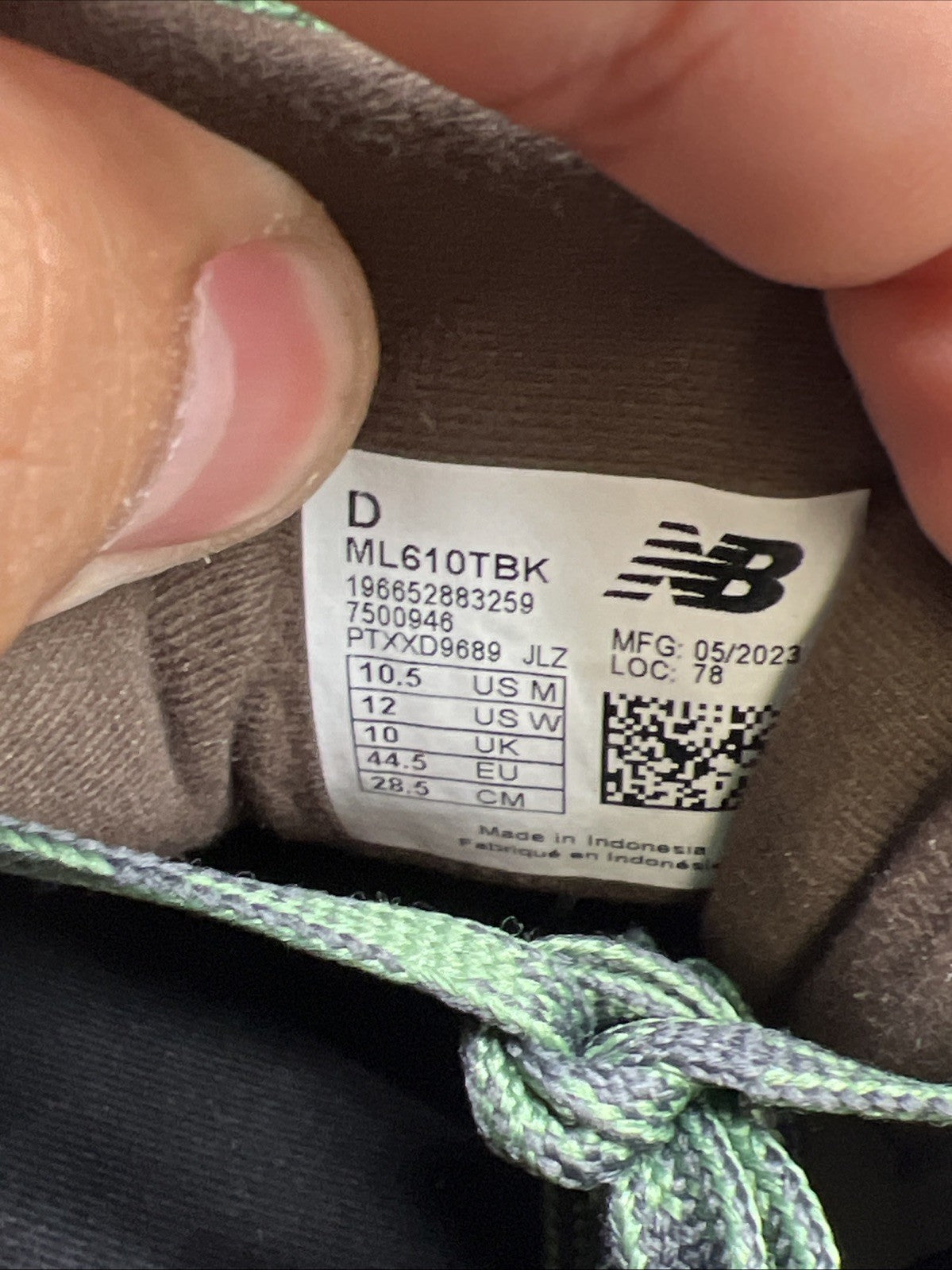 Size 10.5 - New Balance 610 Pink Moon (ML610TBK)