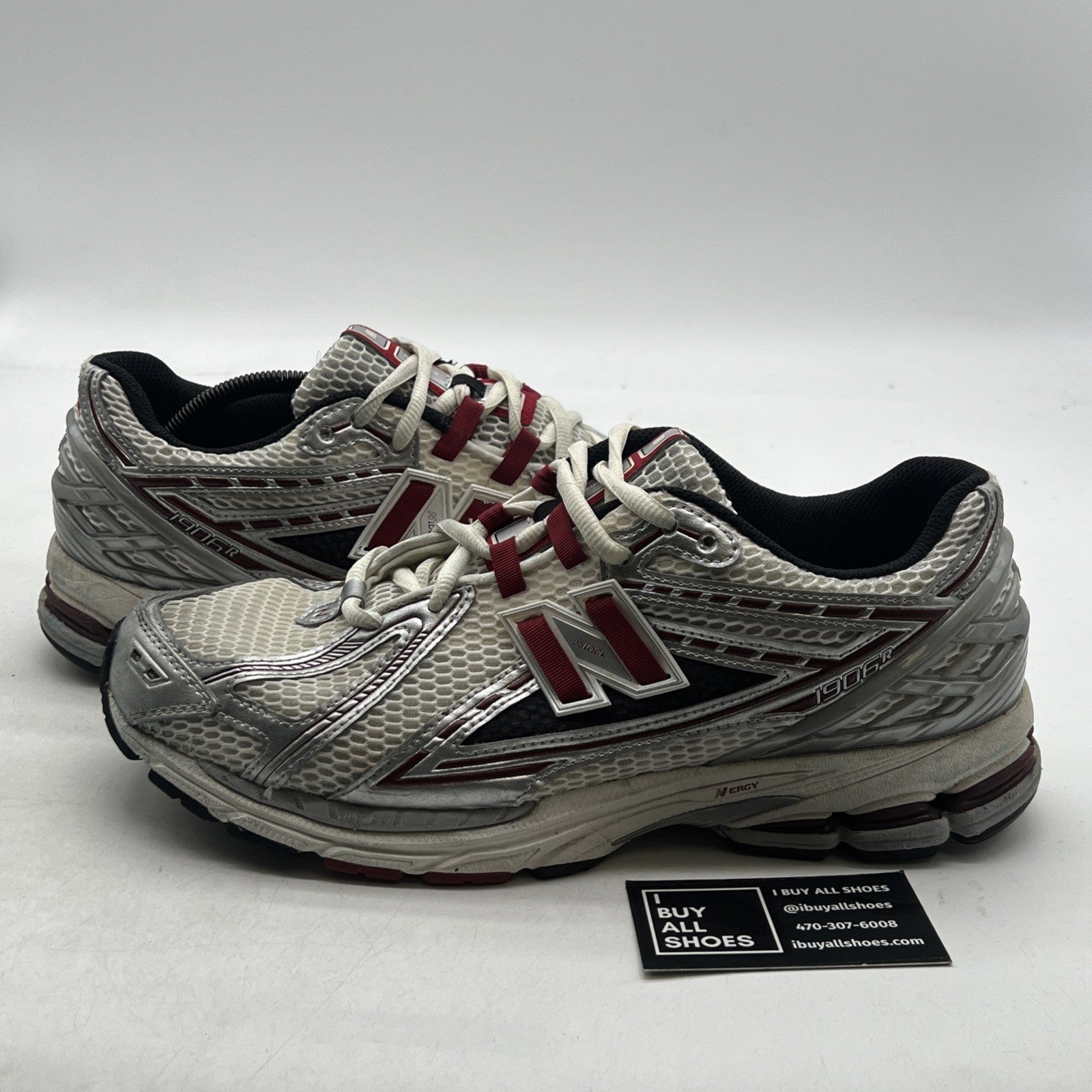 Size 12 - New Balance 1906R Silver Classic Crimson (M1906REA)