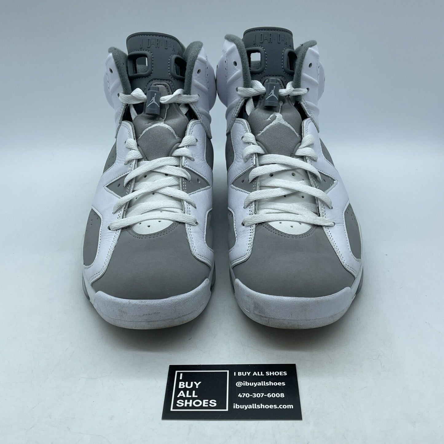 Size 12 - Jordan 6 Retro Low Cool Grey Suede White Leather (CT8529-100)