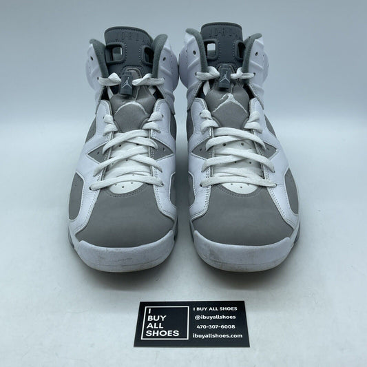 Size 12 - Jordan 6 Retro Low Cool Grey Suede White Leather (CT8529-100)